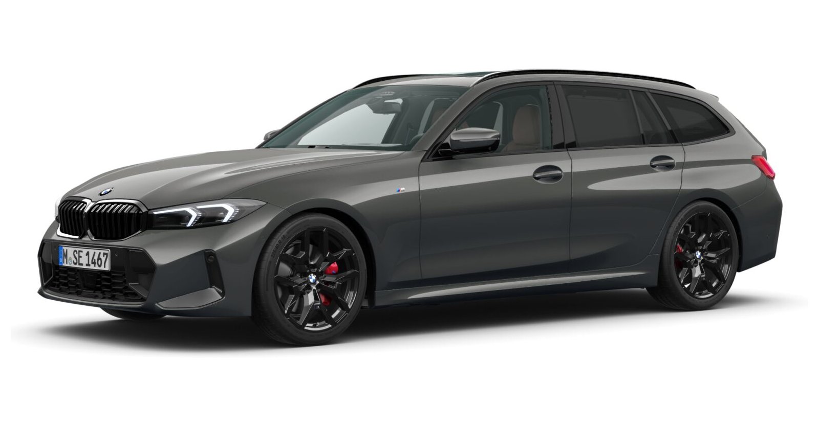 BMW BMW 3er in Grau von vorne