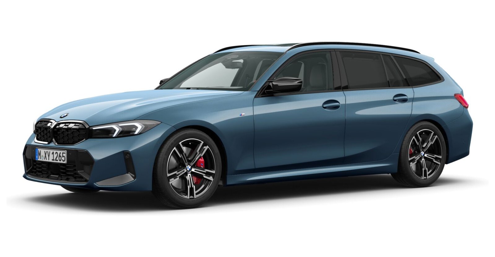 BMW BMW 3er in Blau von vorne
