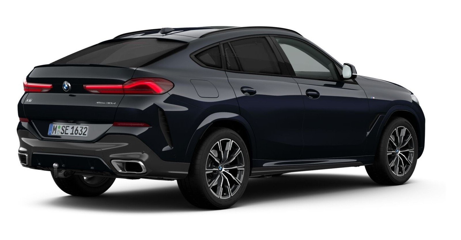BMW BMW X in Schwarz von hinten BMW BMW X in Schwarz von hinten