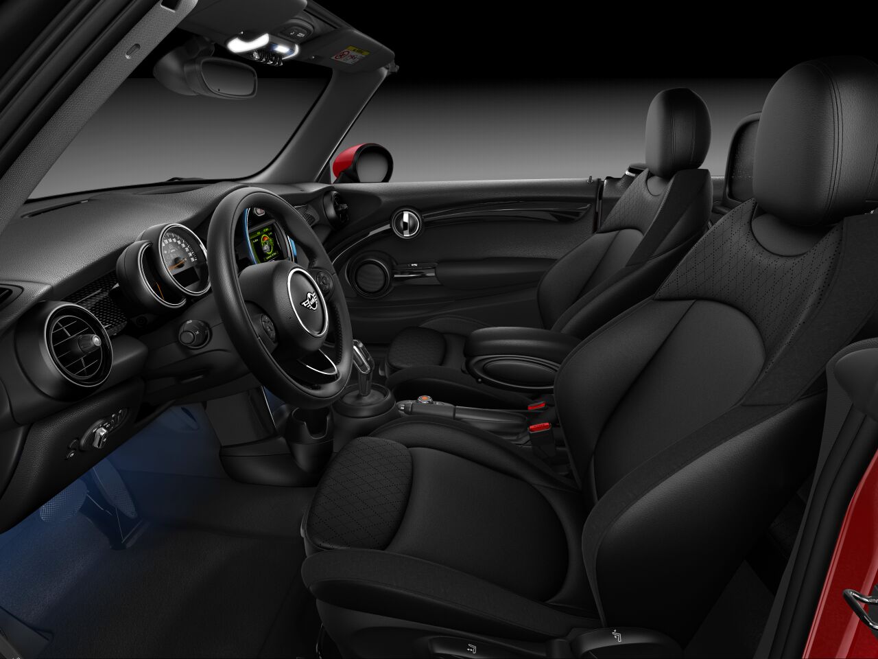 MINI MINI Cabrio im Innenraum seitlich MINI MINI Cabrio im Innenraum seitlich