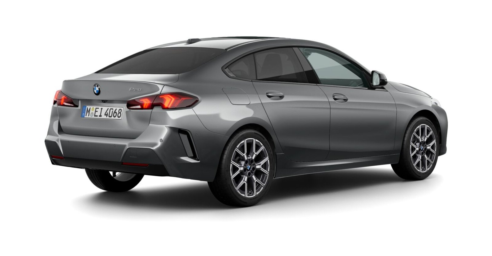 BMW BMW 2er in Grau von hinten