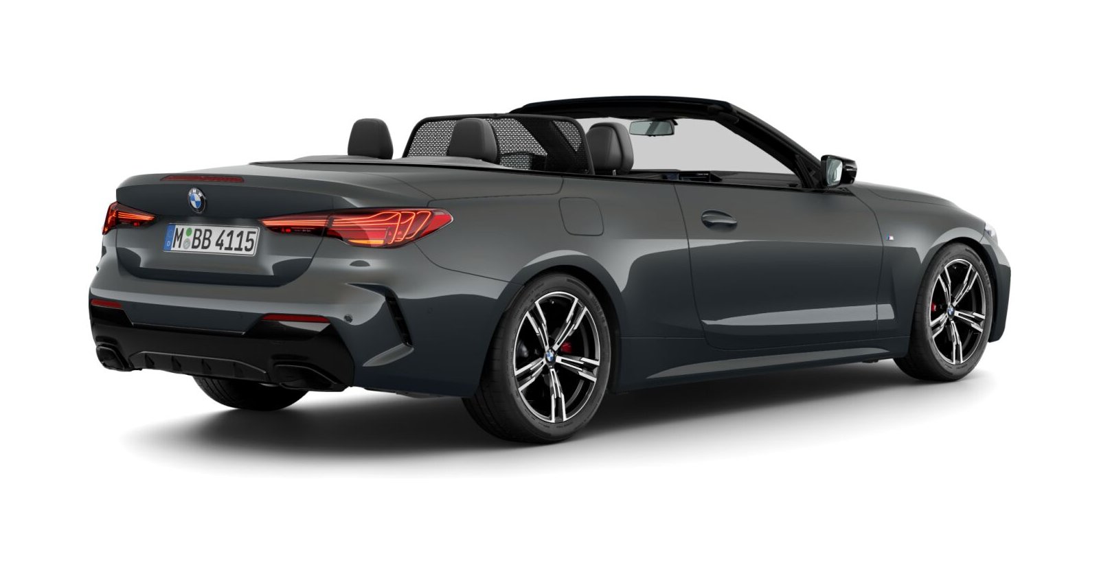 BMW BMW 4er in Grau von hinten BMW BMW 4er in Grau von hinten