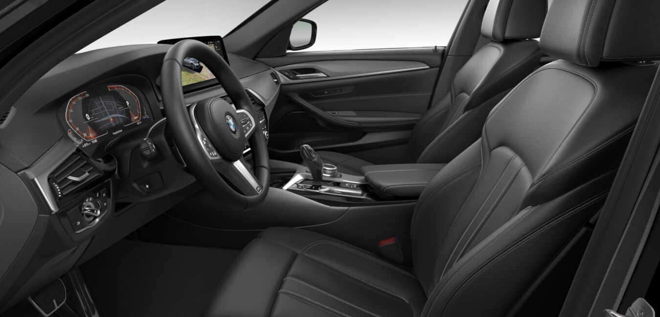 BMW BMW 5er im Innenraum seitlich BMW BMW 5er im Innenraum seitlich