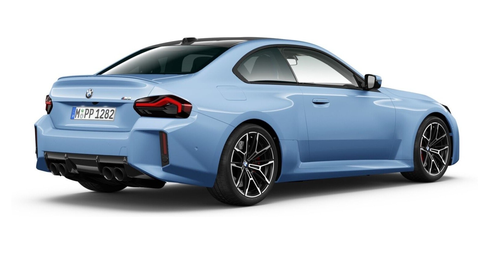 BMW BMW M in Blau von hinten BMW BMW M in Blau von hinten