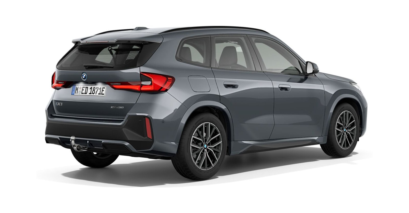 BMW BMW I in Grau von hinten