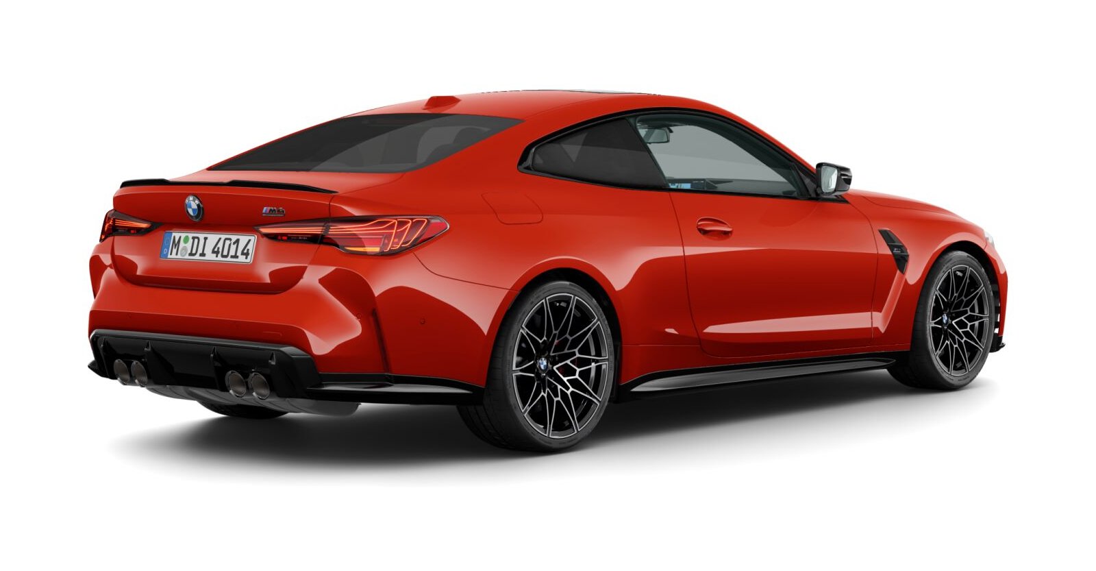 BMW BMW M in Rot von hinten BMW BMW M in Rot von hinten