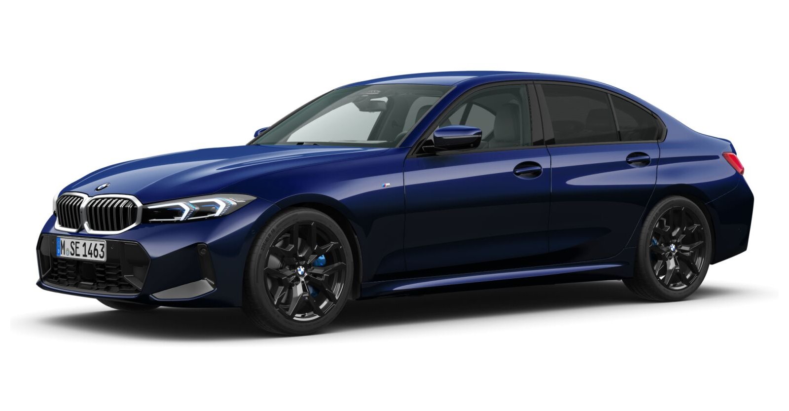 BMW BMW 3er in Blau von vorne BMW BMW 3er in Blau von vorne