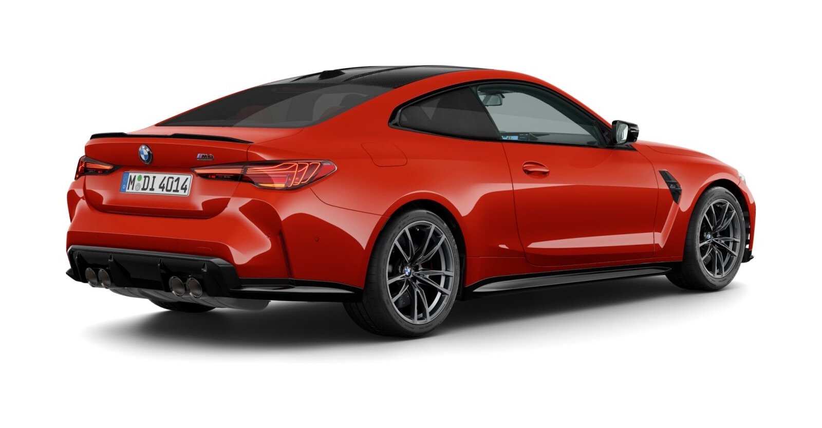 BMW BMW M in Rot von hinten