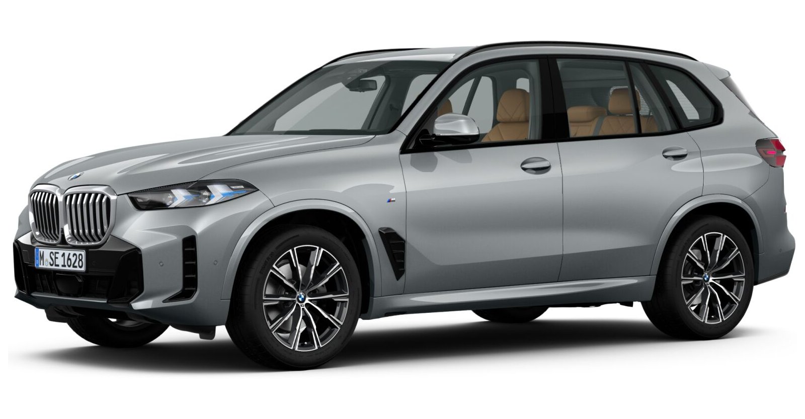 BMW X5 xDrive30d in Grau von vorne
