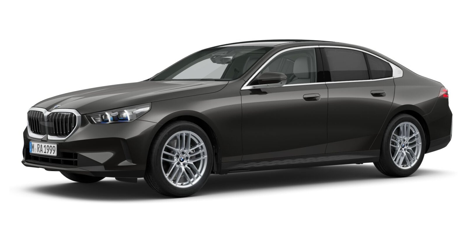 BMW BMW 5er in Grau von vorne