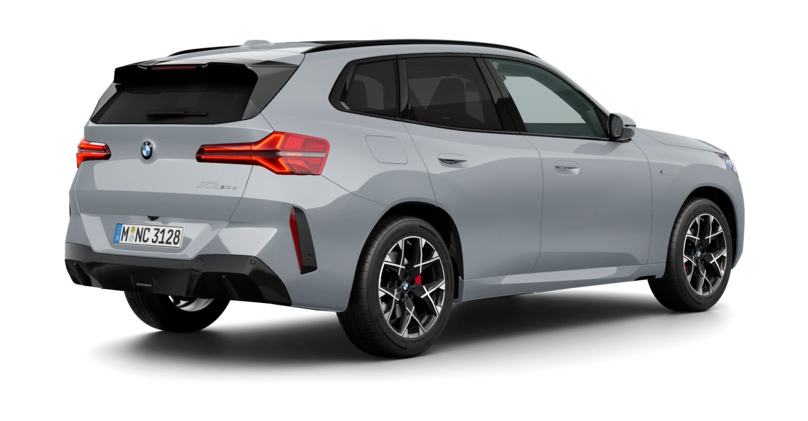 BMW BMW X in Grau von hinten