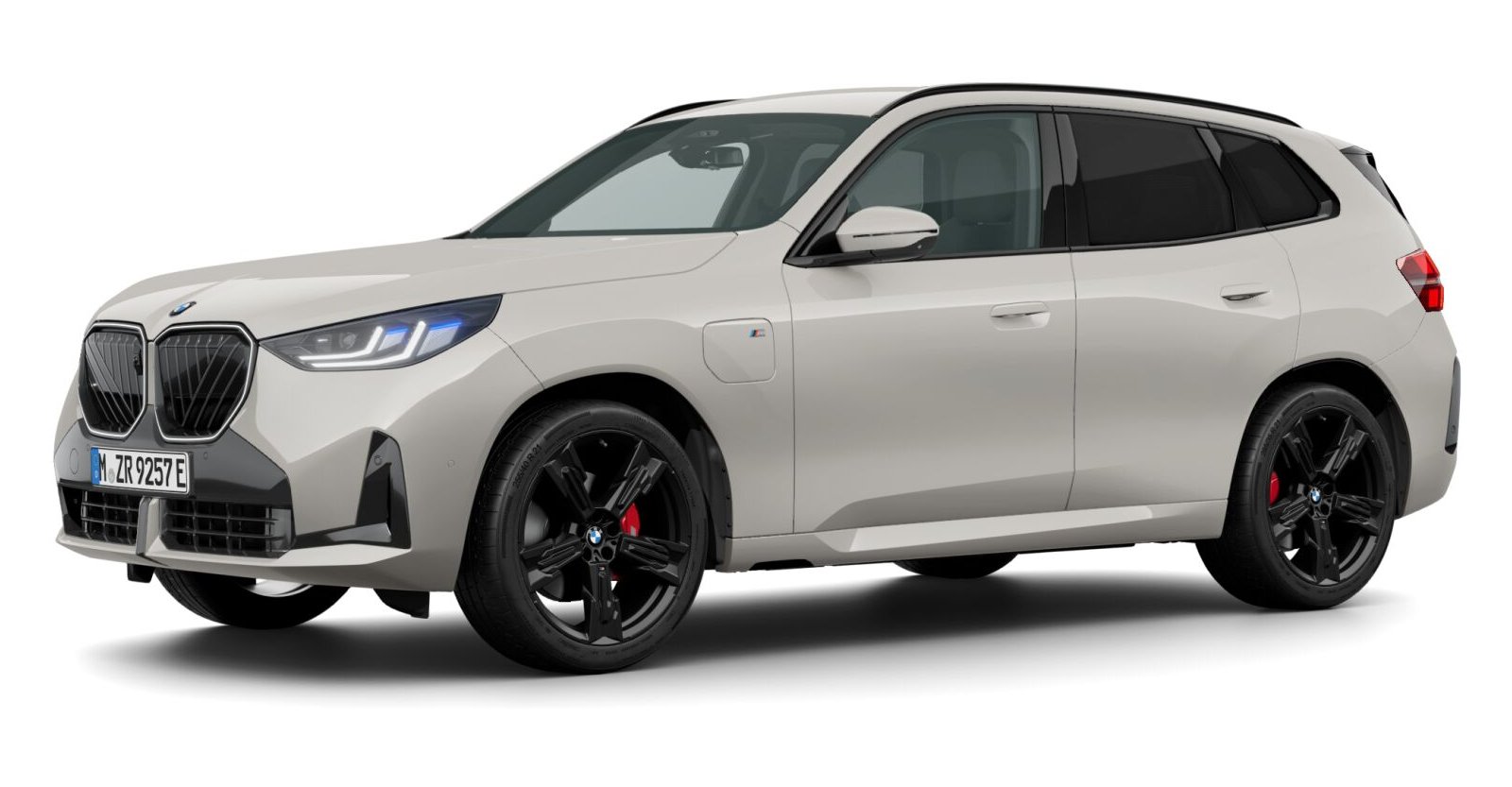 BMW X3 30e xDrive in Grau von vorne