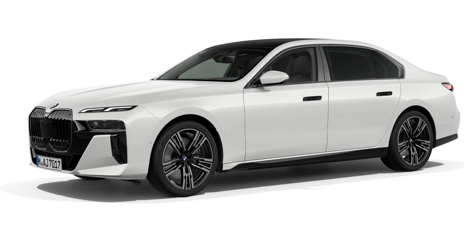 BMW BMW 7er in Weiß von vorne BMW BMW 7er in Weiß von vorne