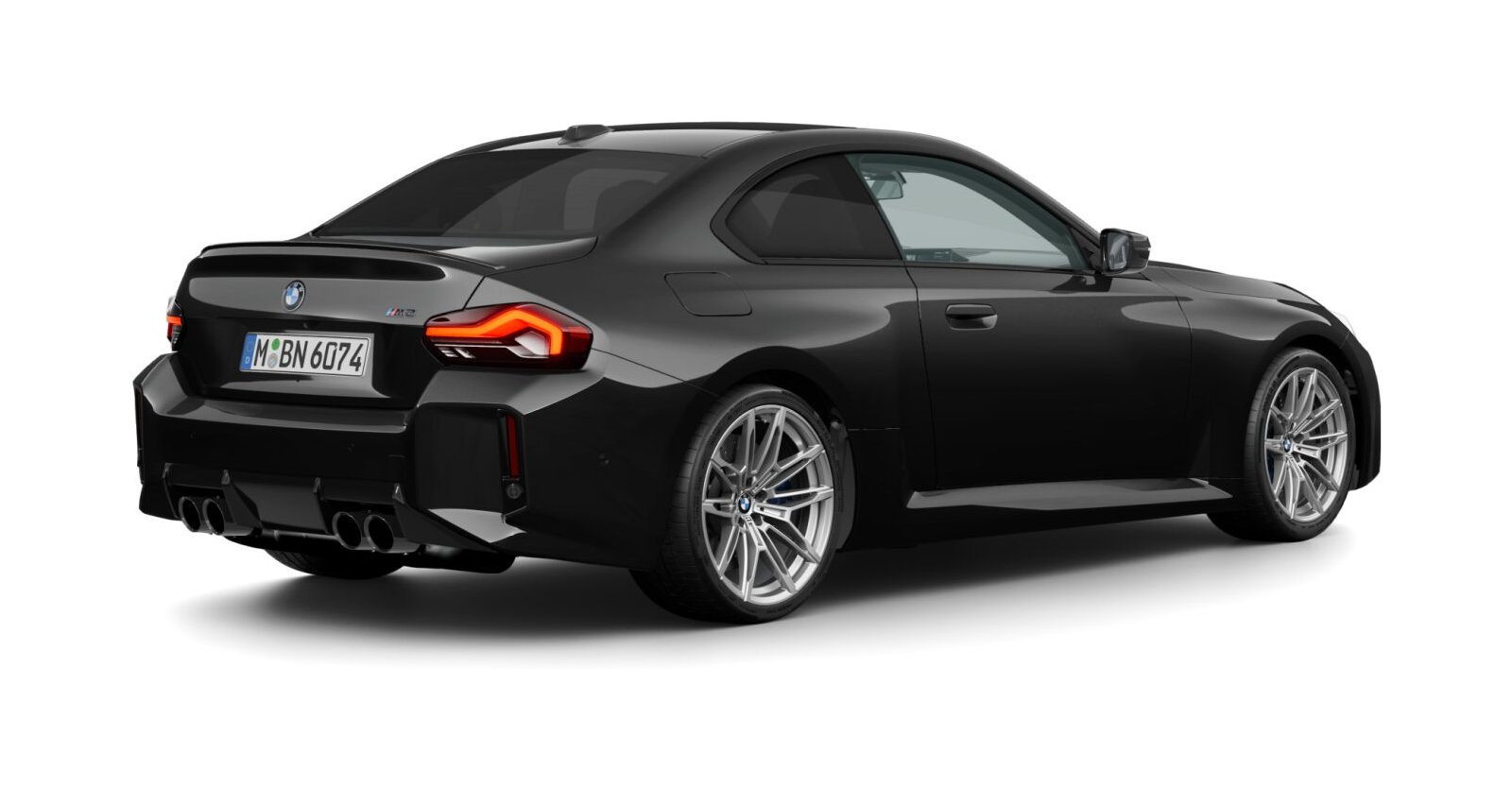 BMW BMW M in Schwarz von hinten BMW BMW M in Schwarz von hinten