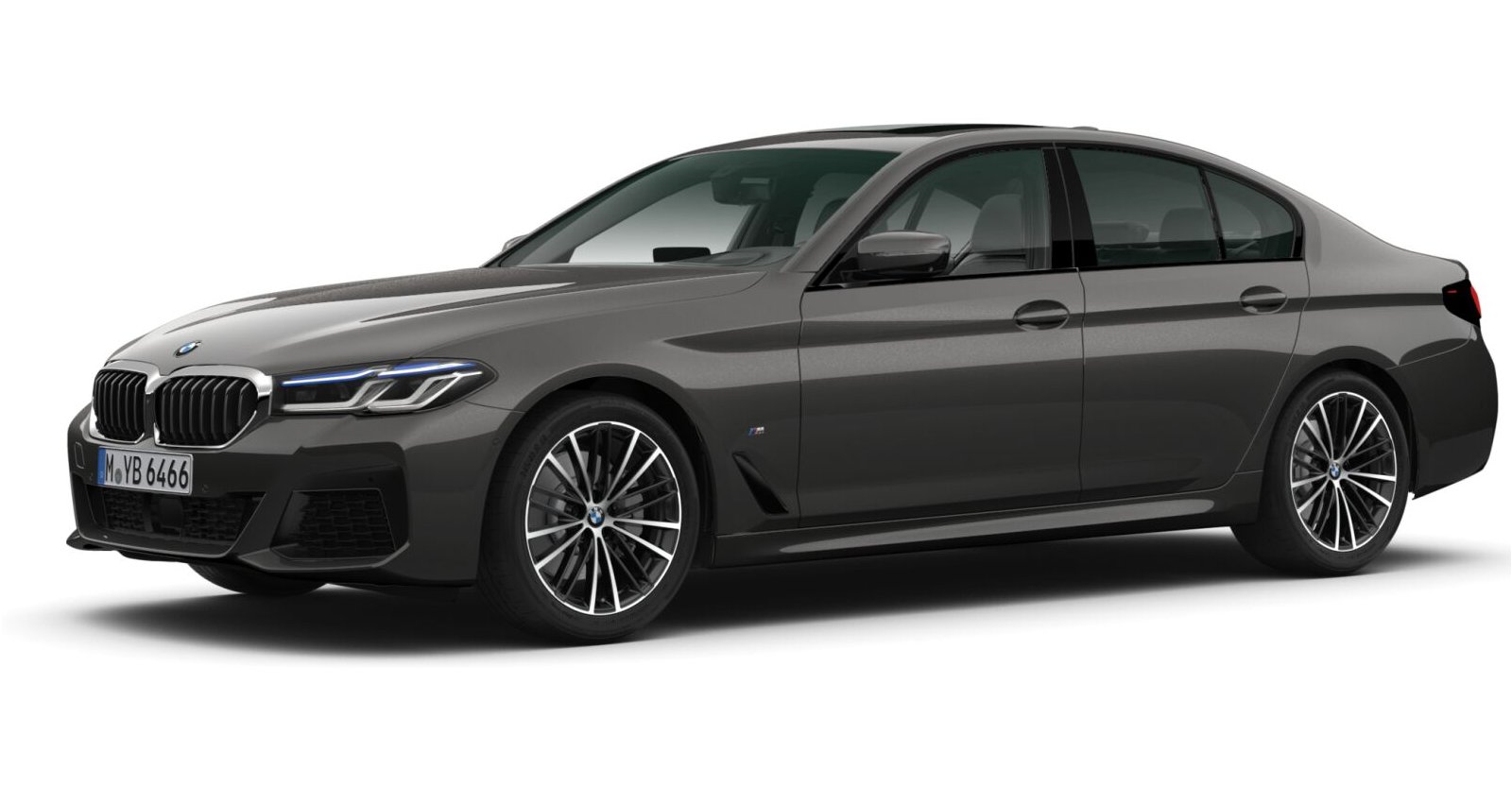 BMW BMW 5er in Grau von vorne