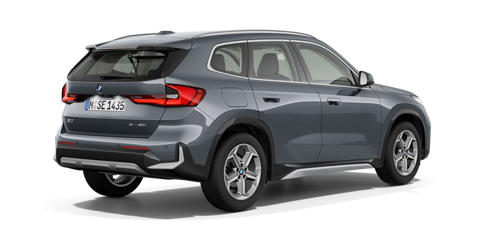 BMW BMW X in Grau von hinten BMW BMW X in Grau von hinten