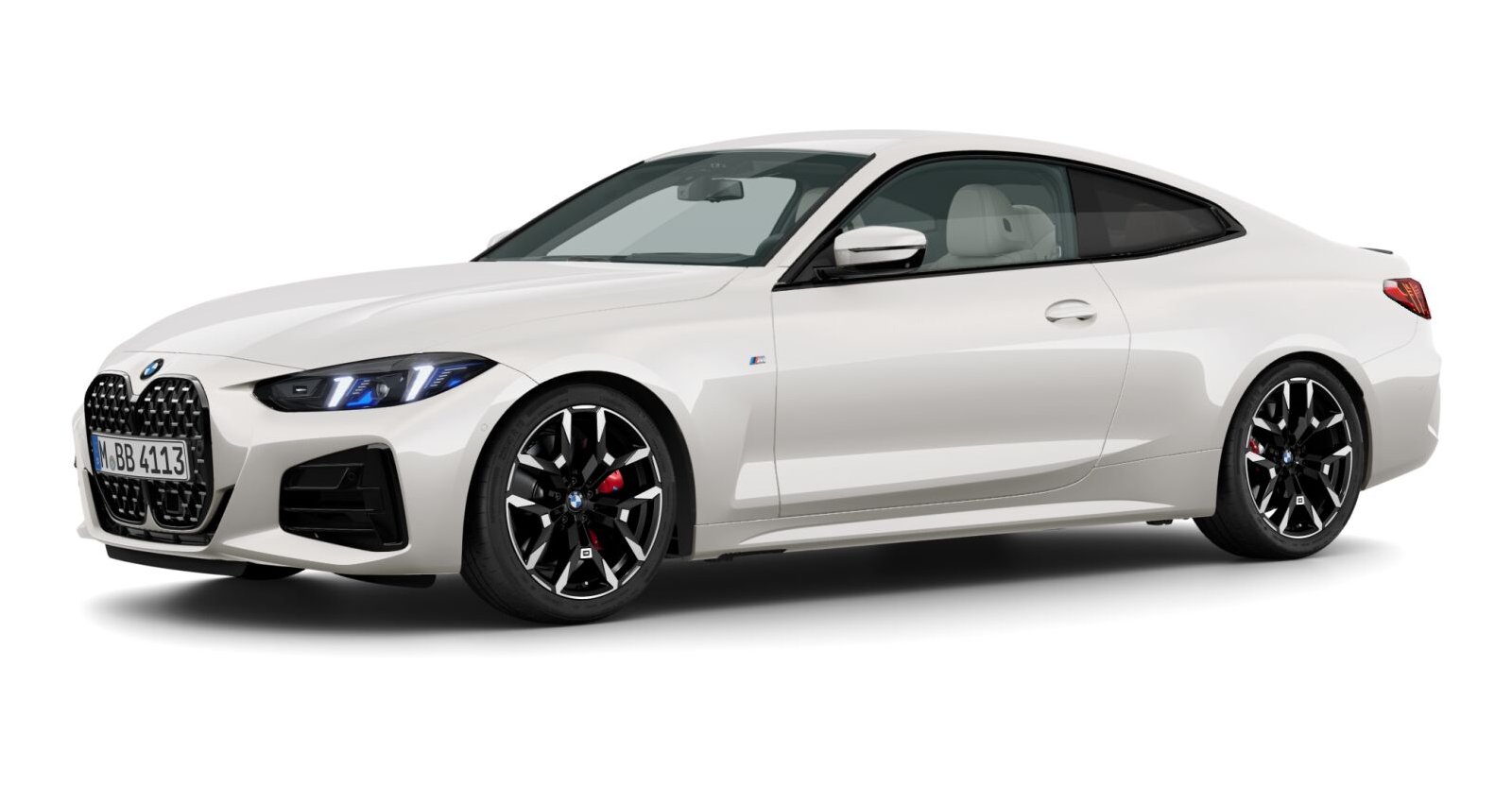 BMW BMW 4er in Weiß von vorne