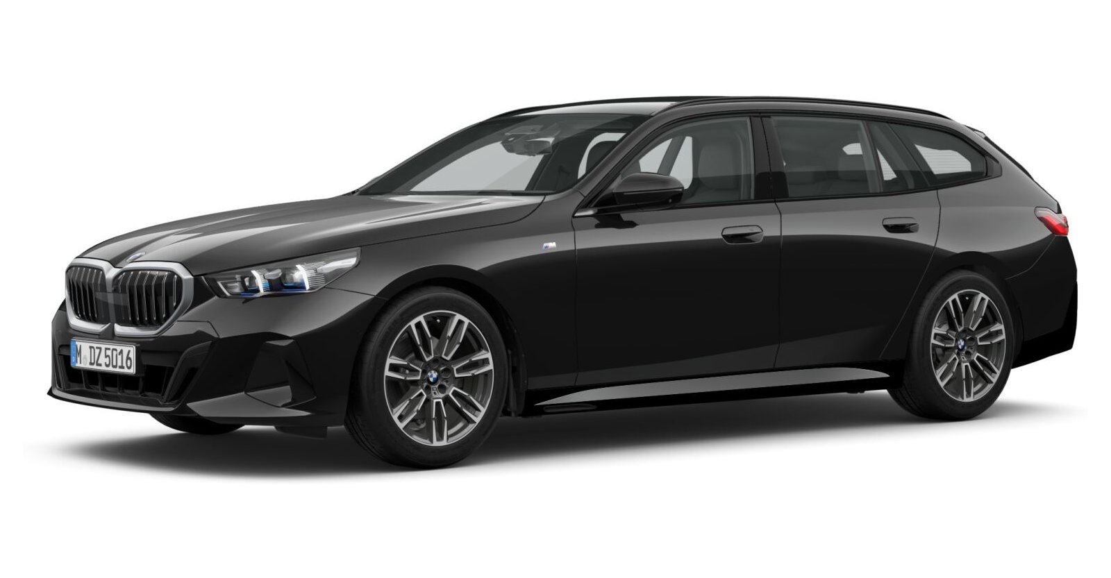 BMW BMW 5er in Schwarz von vorne BMW BMW 5er in Schwarz von vorne