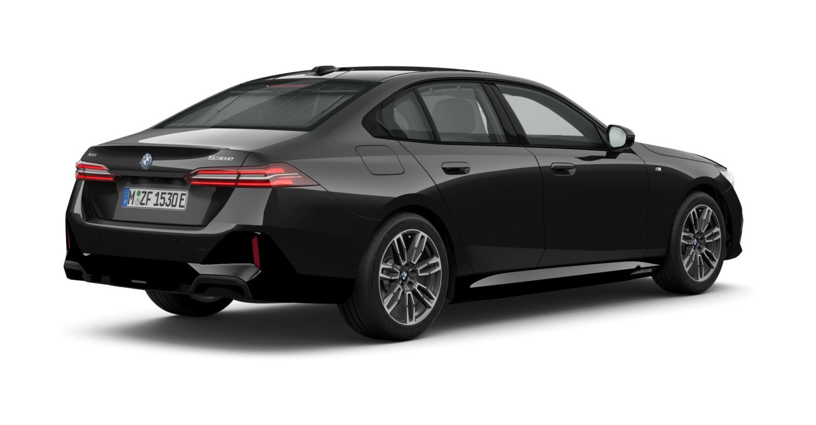 BMW BMW 5er in Schwarz von hinten BMW BMW 5er in Schwarz von hinten