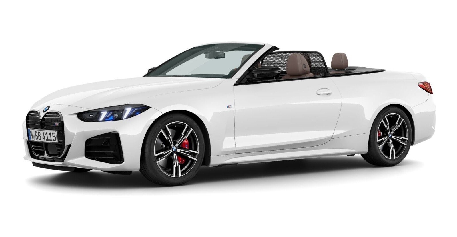 BMW BMW 4er in Weiß von vorne BMW BMW 4er in Weiß von vorne