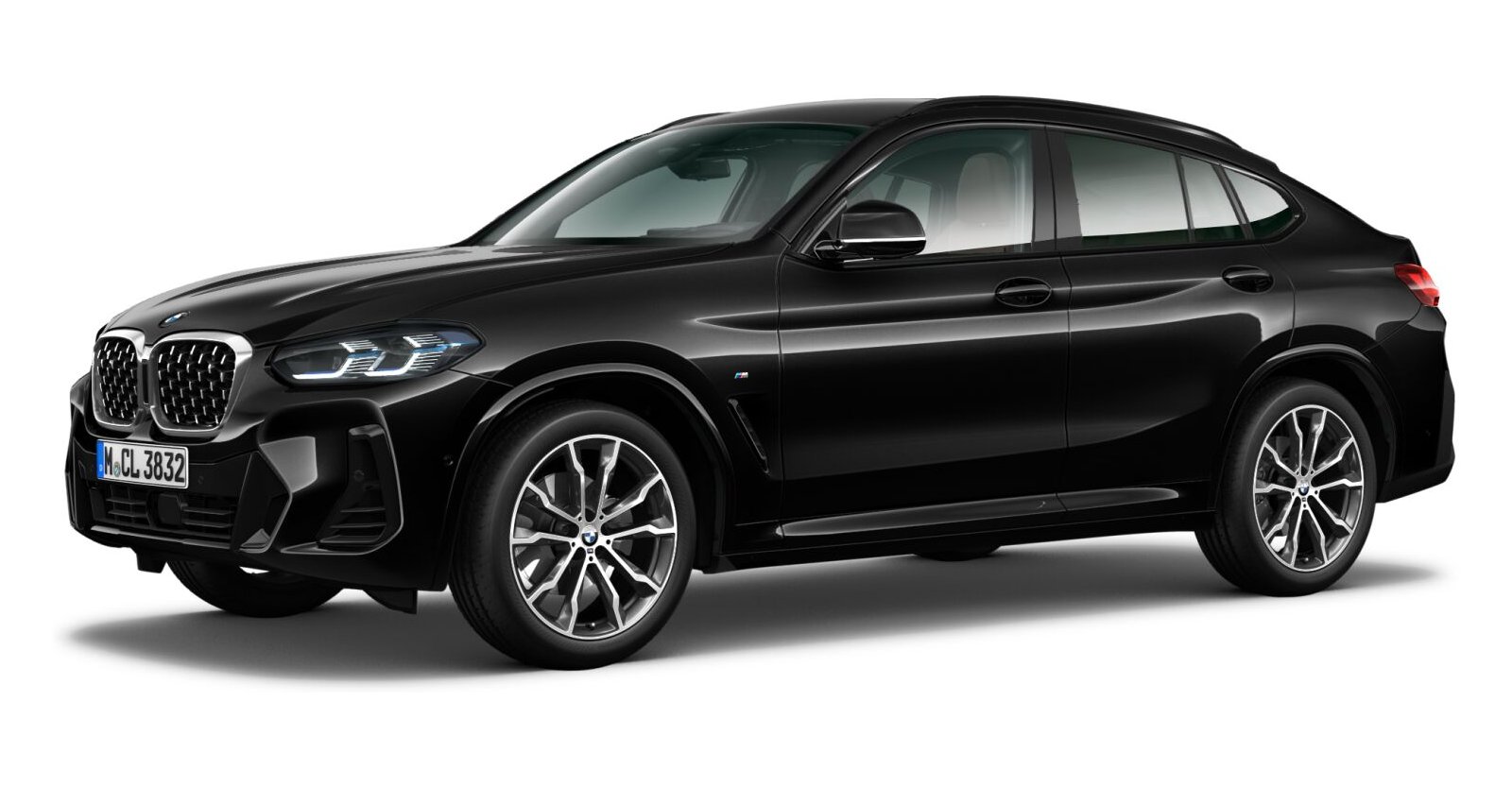 BMW BMW X in Schwarz von vorne