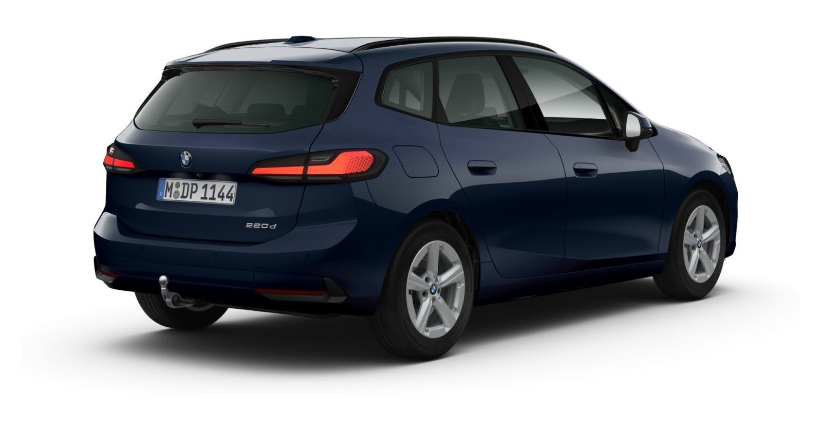 BMW BMW 2er in Blau von hinten