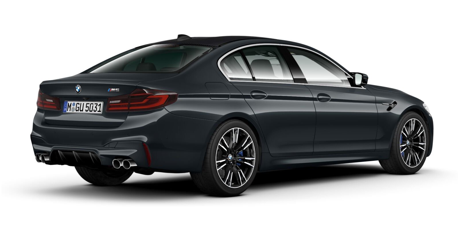 BMW BMW M in Grau von hinten BMW BMW M in Grau von hinten