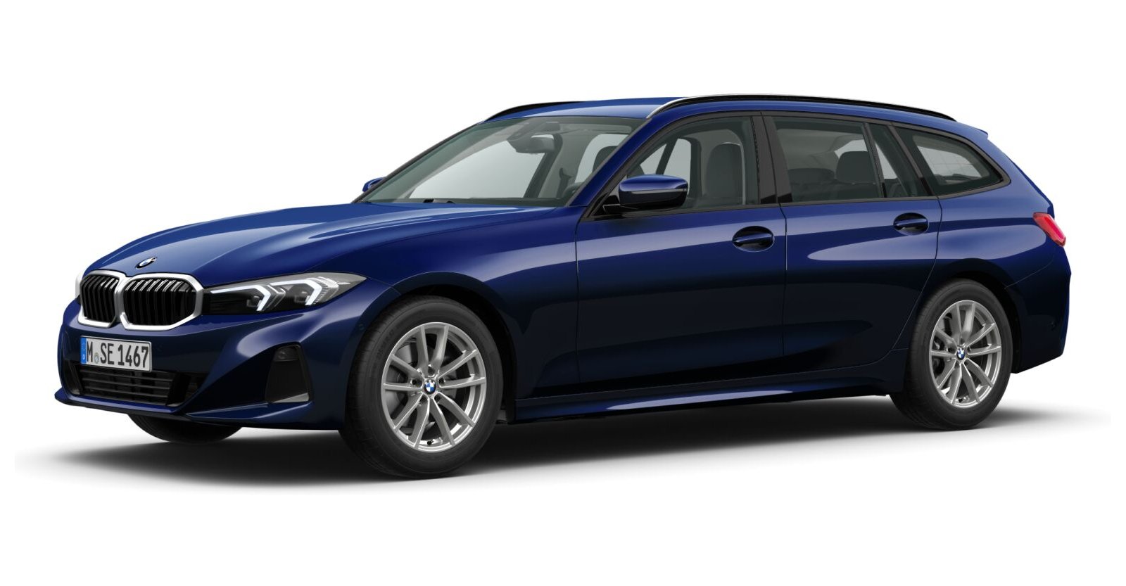 BMW BMW 3er in Blau von vorne