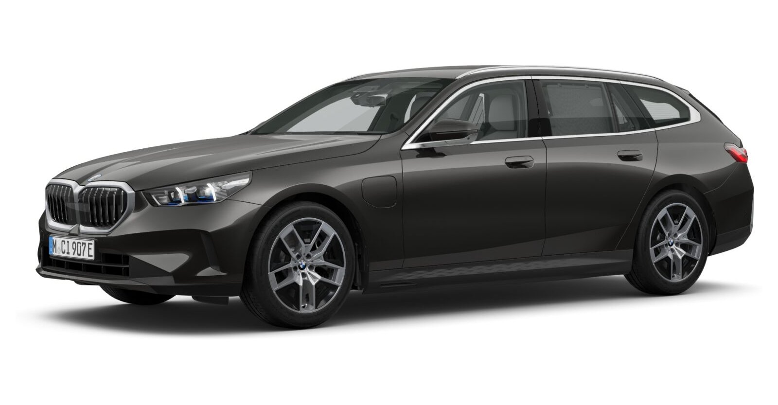 BMW BMW 5er in Grau von vorne