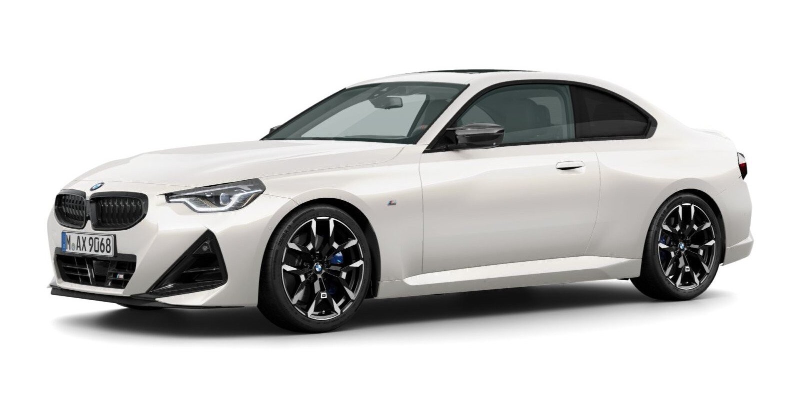 BMW BMW 2er in Weiß von vorne BMW BMW 2er in Weiß von vorne
