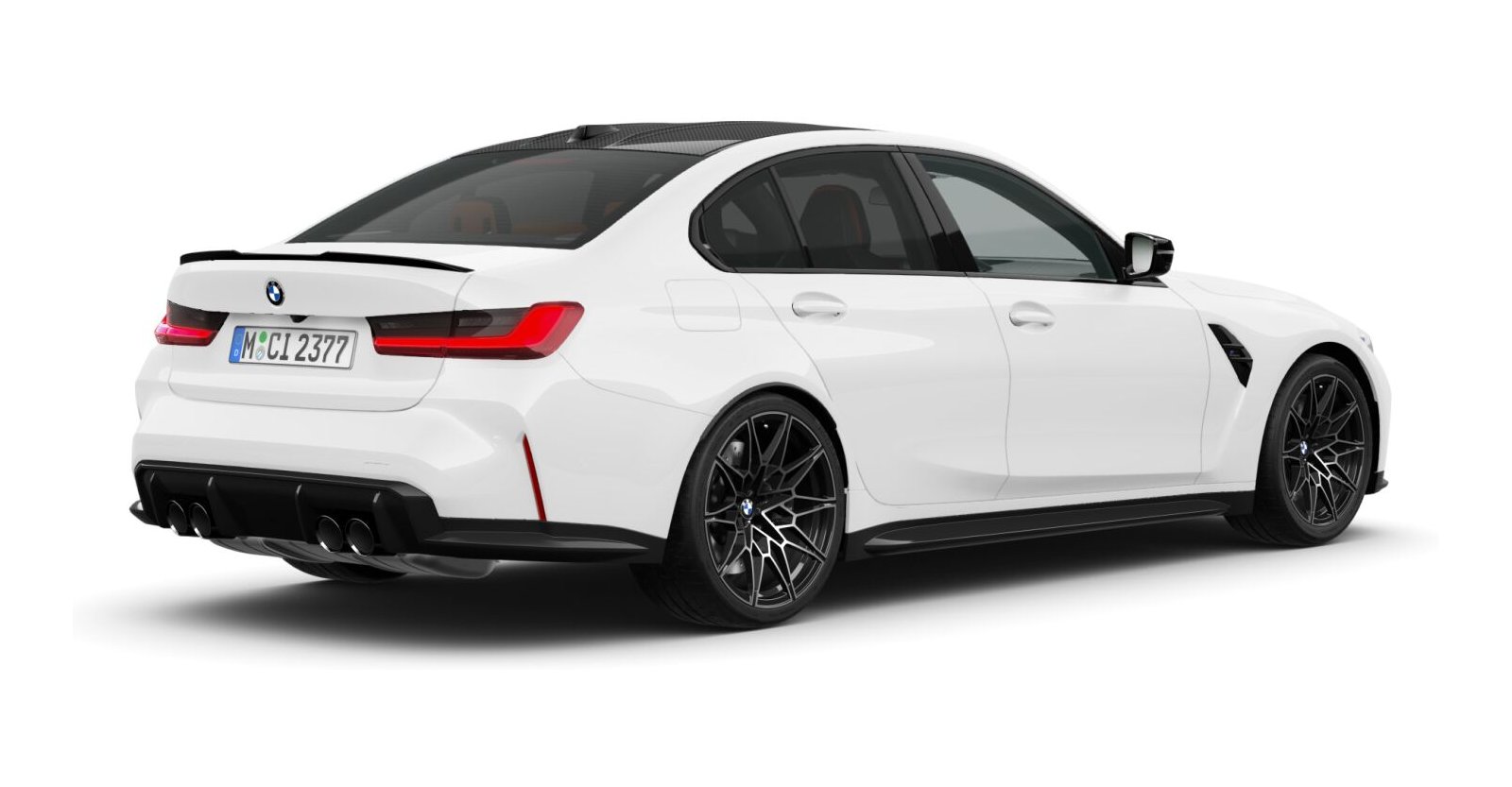 BMW BMW M in Weiß von hinten