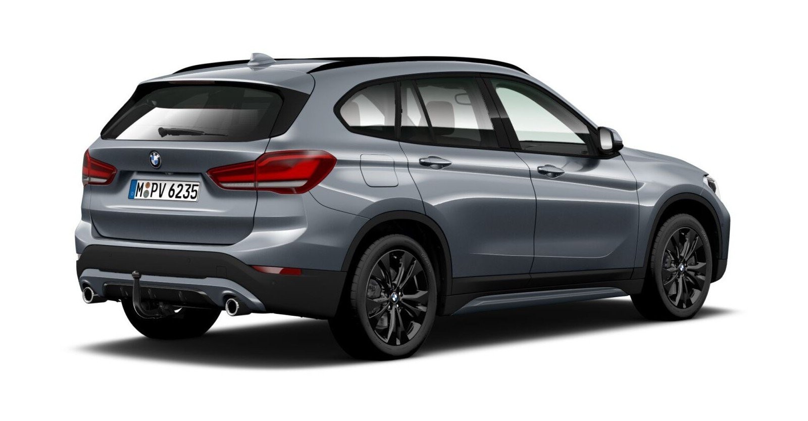BMW BMW X in Grau von hinten BMW BMW X in Grau von hinten