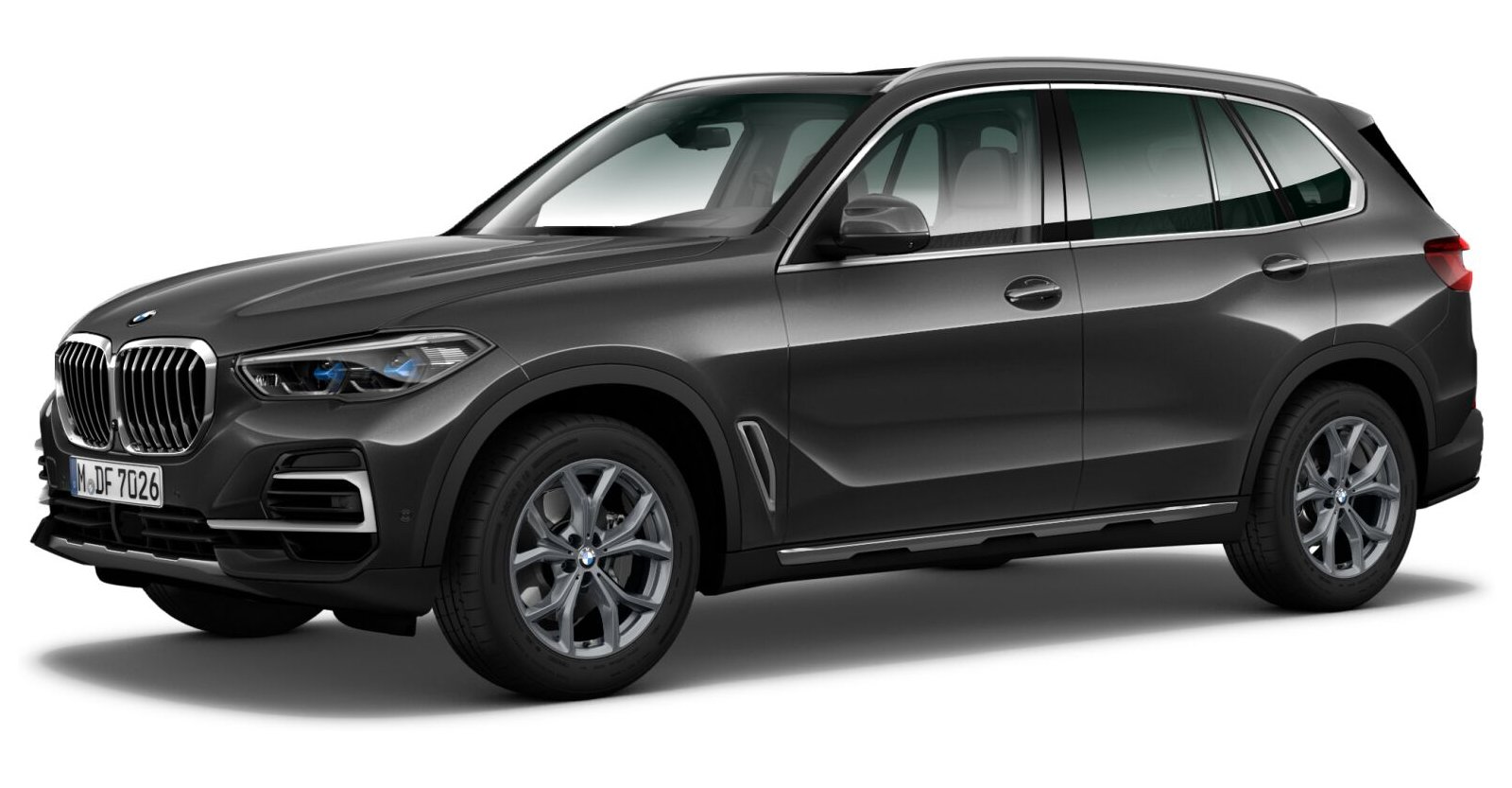 BMW X5 xDrive30d in Grau von vorne BMW X5 xDrive30d in Grau von vorne