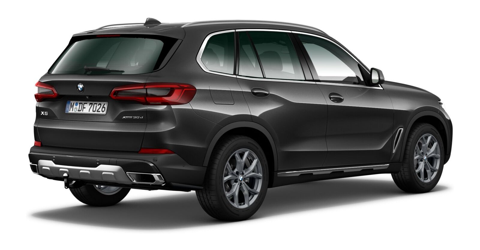BMW BMW X in Grau von hinten BMW BMW X in Grau von hinten