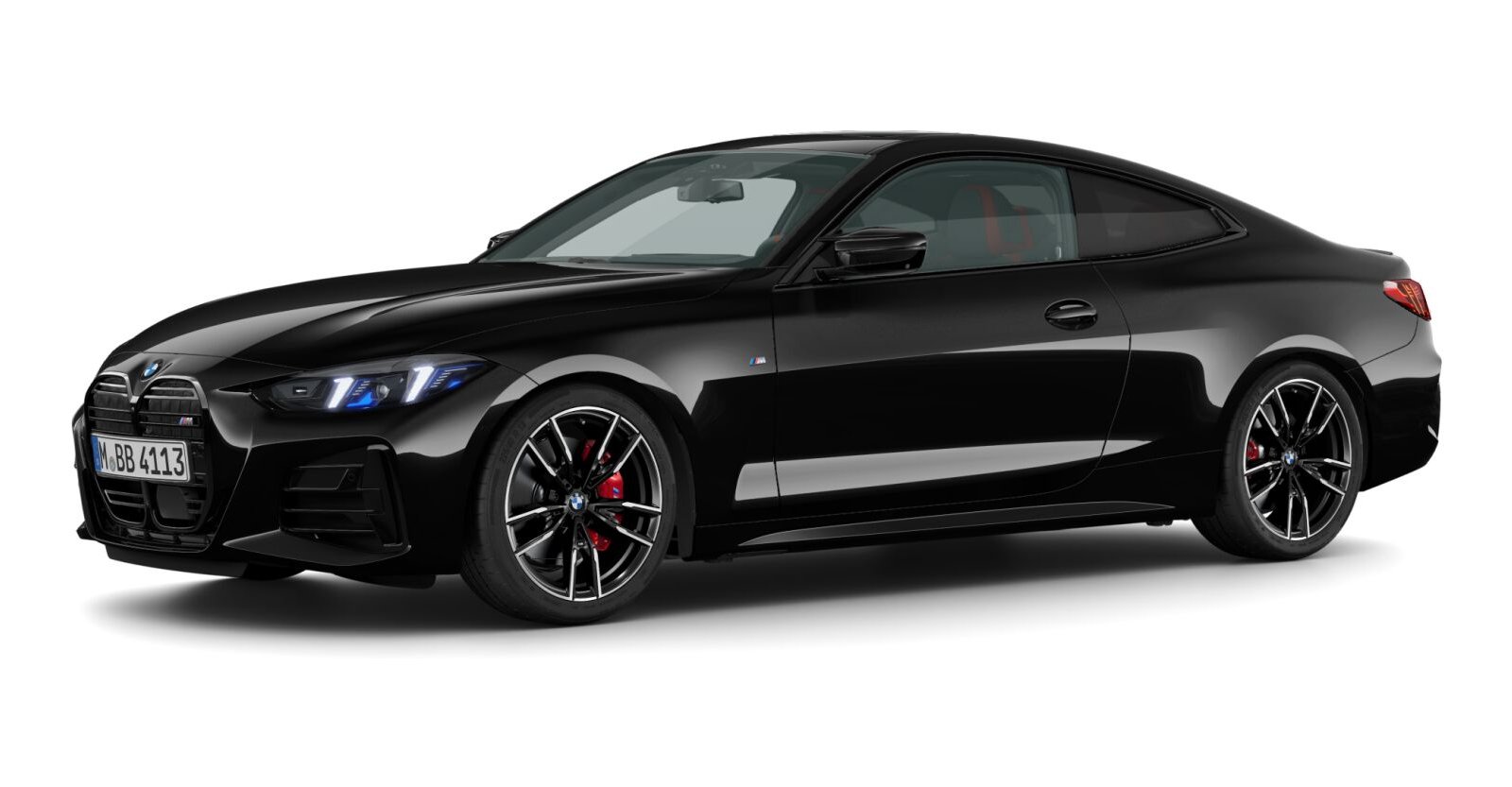 BMW BMW 4er in Schwarz von vorne