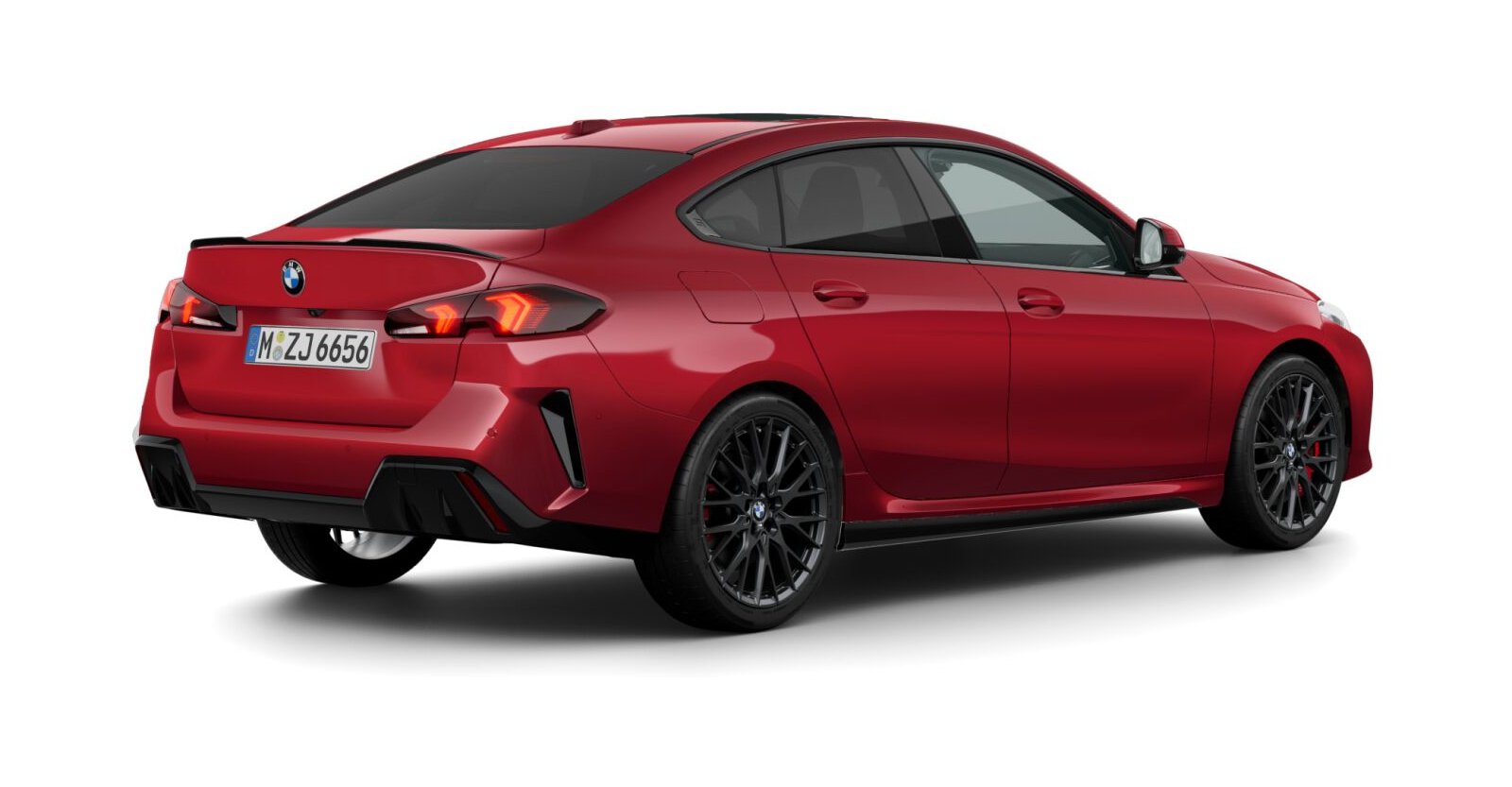 BMW BMW 2er in Rot von hinten