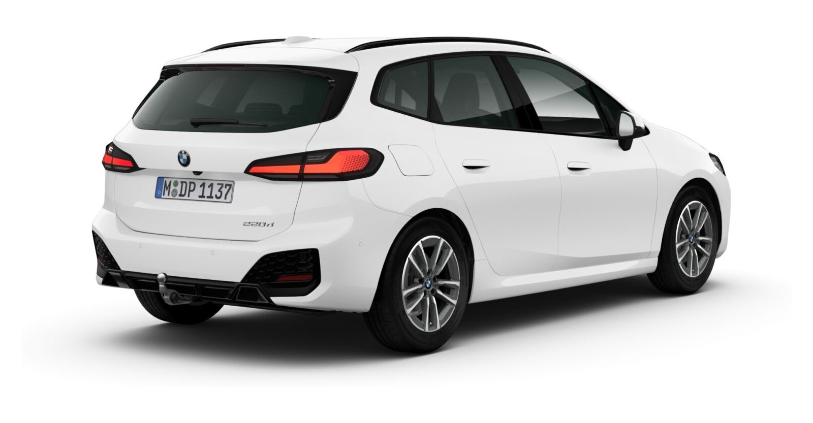 BMW BMW 2er in Weiß von hinten