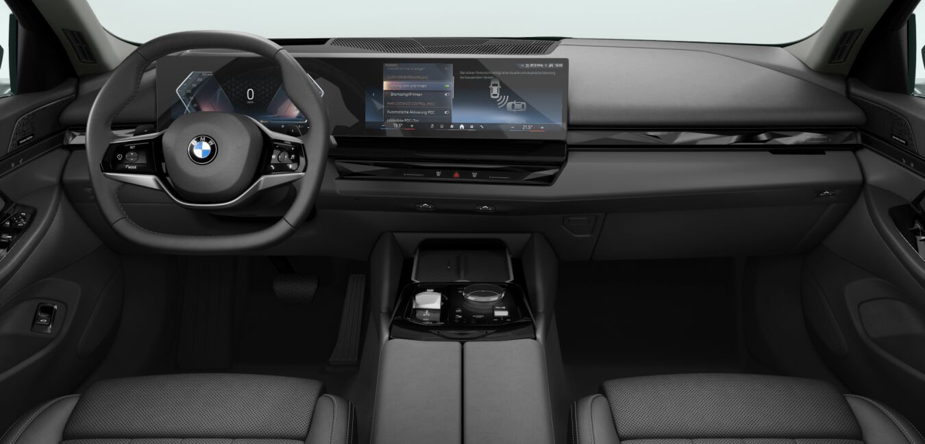 BMW BMW 5er im Innenraum von vorne BMW BMW 5er im Innenraum von vorne