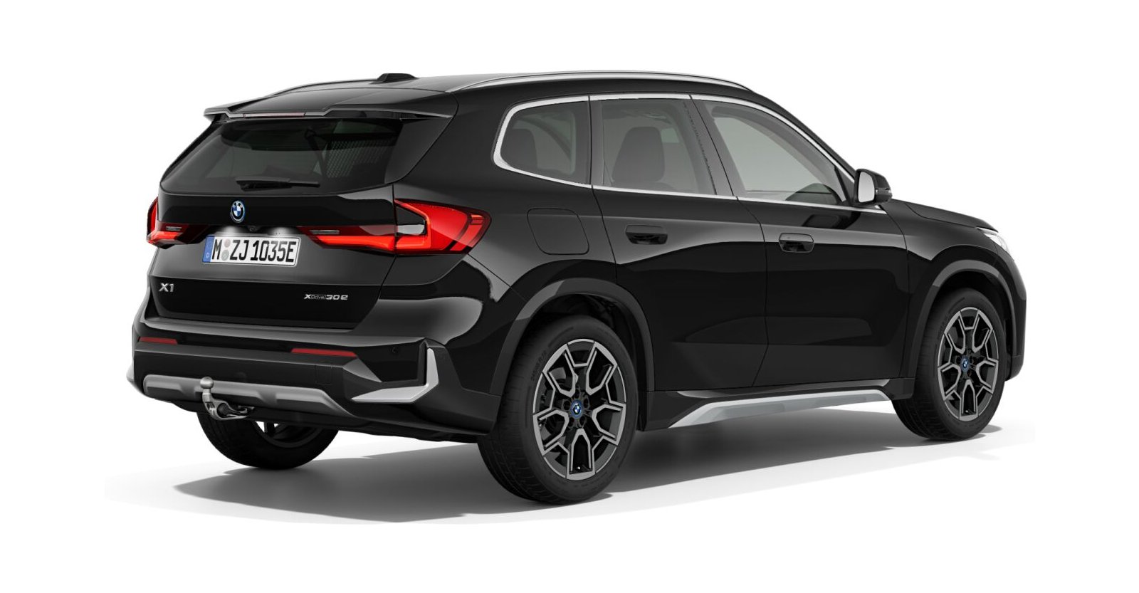 BMW BMW X in Schwarz von hinten BMW BMW X in Schwarz von hinten