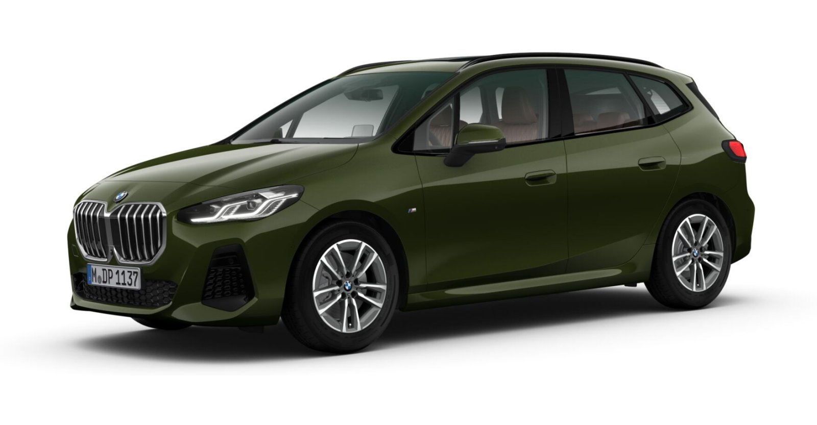 BMW BMW 2er in Grün von vorne BMW BMW 2er in Grün von vorne