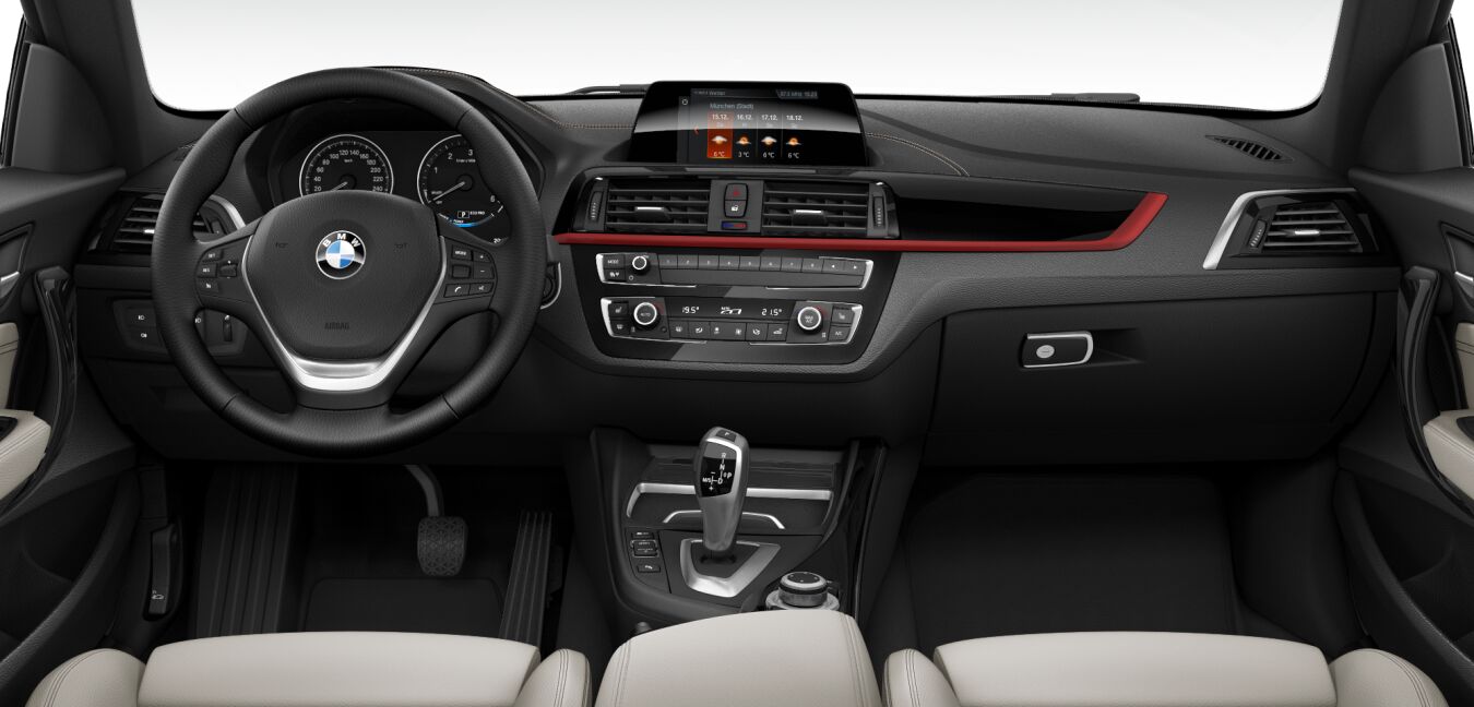 BMW BMW 2er im Innenraum von vorne