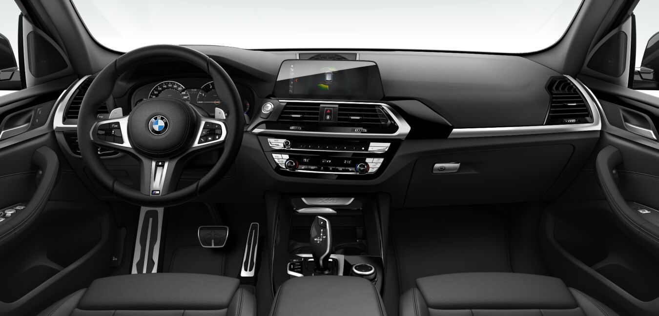 BMW BMW X im Innenraum von vorne