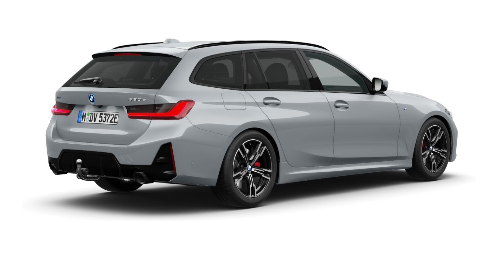 BMW BMW 3er in Grau von hinten