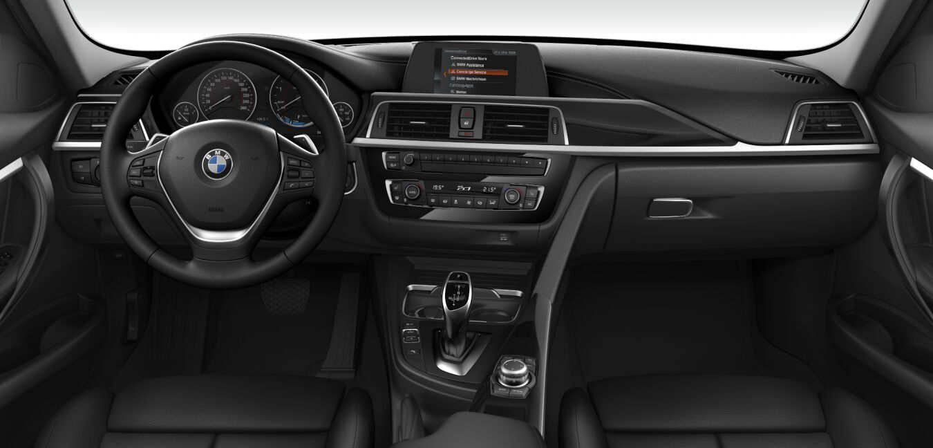 BMW BMW 3er im Innenraum von vorne BMW BMW 3er im Innenraum von vorne
