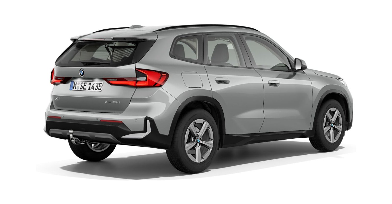 BMW BMW X in Silber von hinten