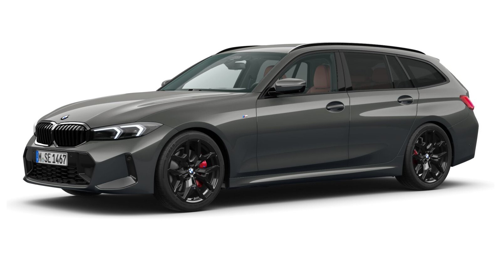 BMW BMW 3er in Grau von vorne