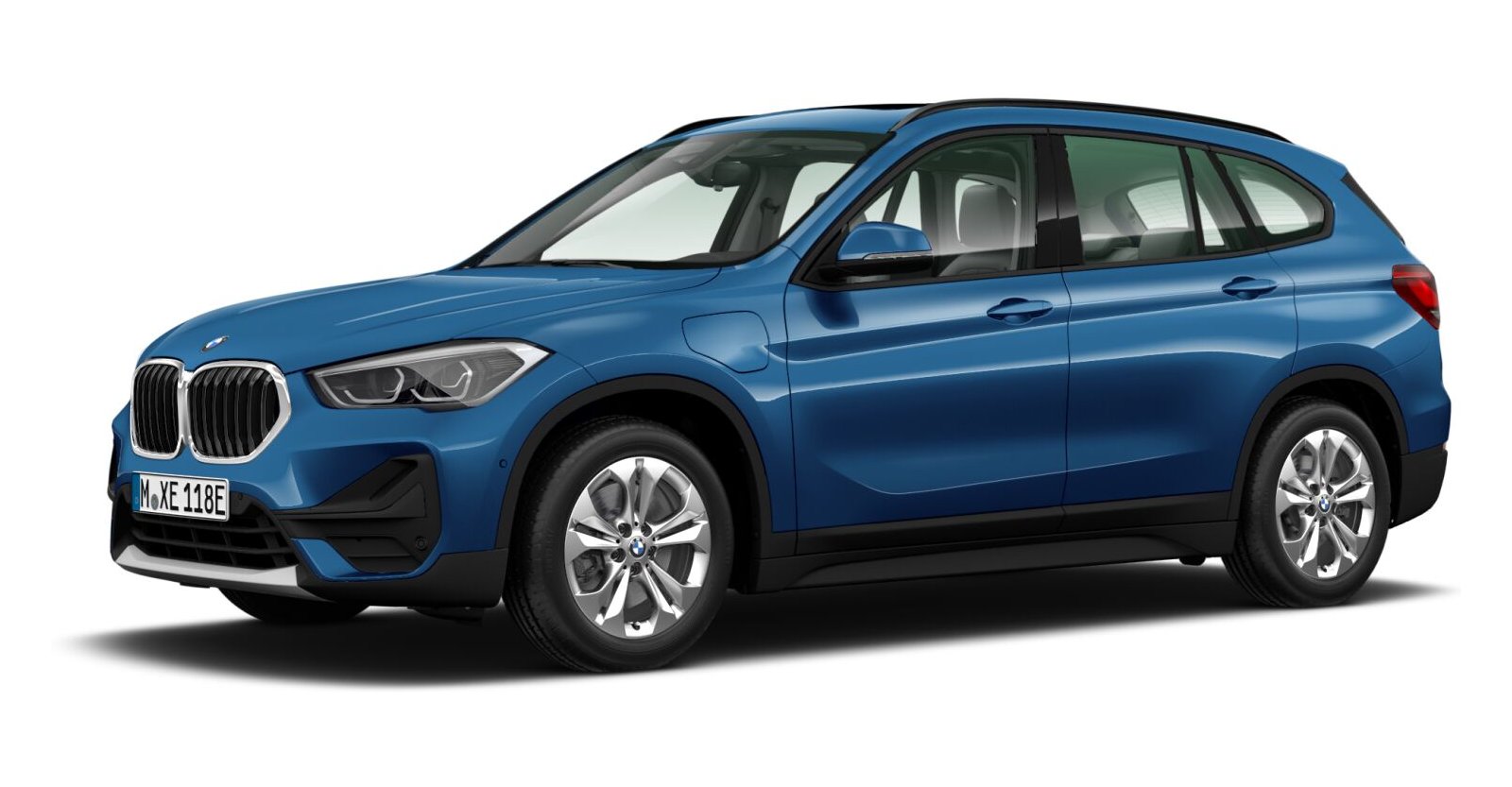 BMW BMW X in Blau von vorne BMW BMW X in Blau von vorne