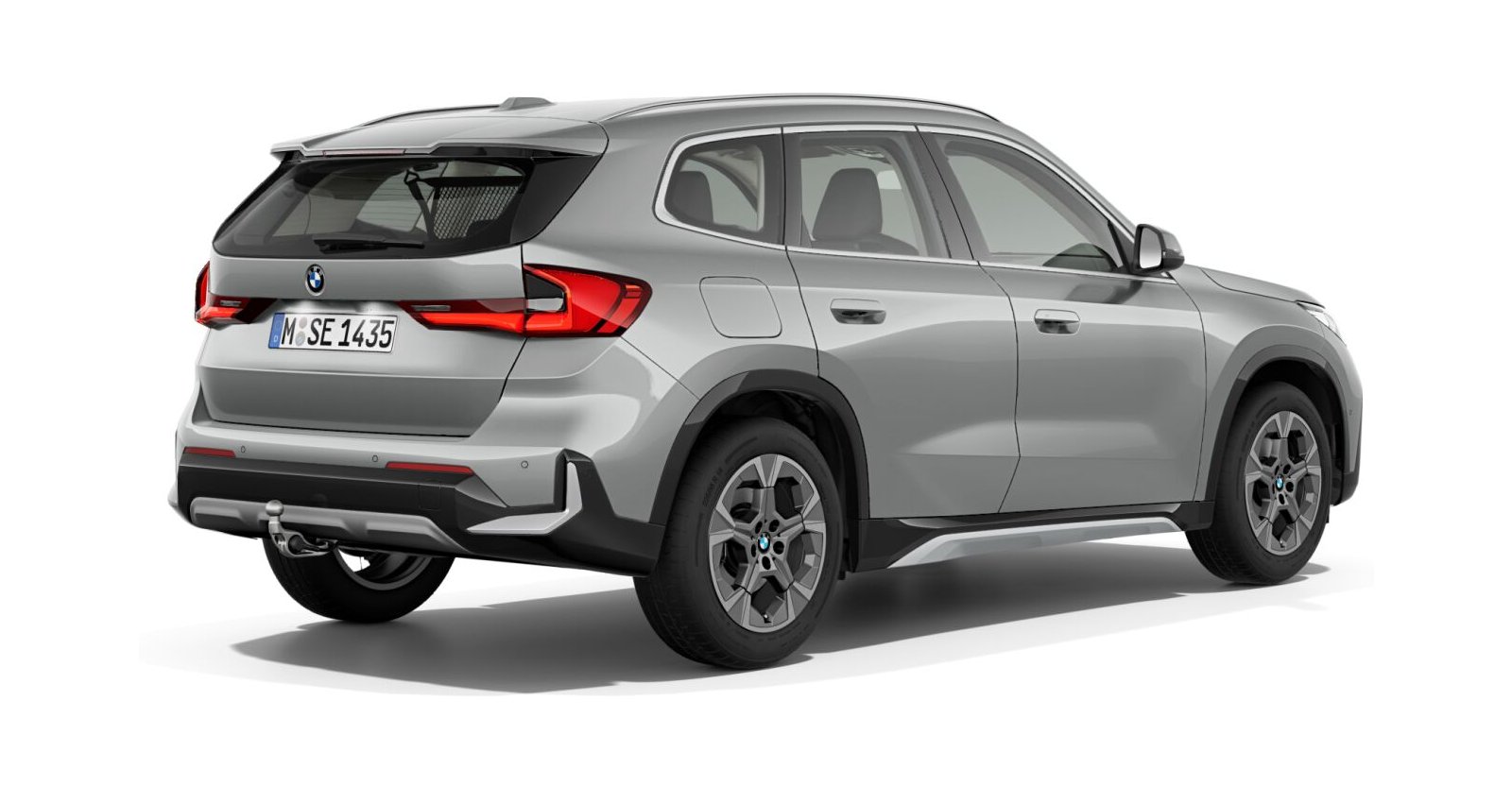 BMW BMW X in Silber von hinten BMW BMW X in Silber von hinten