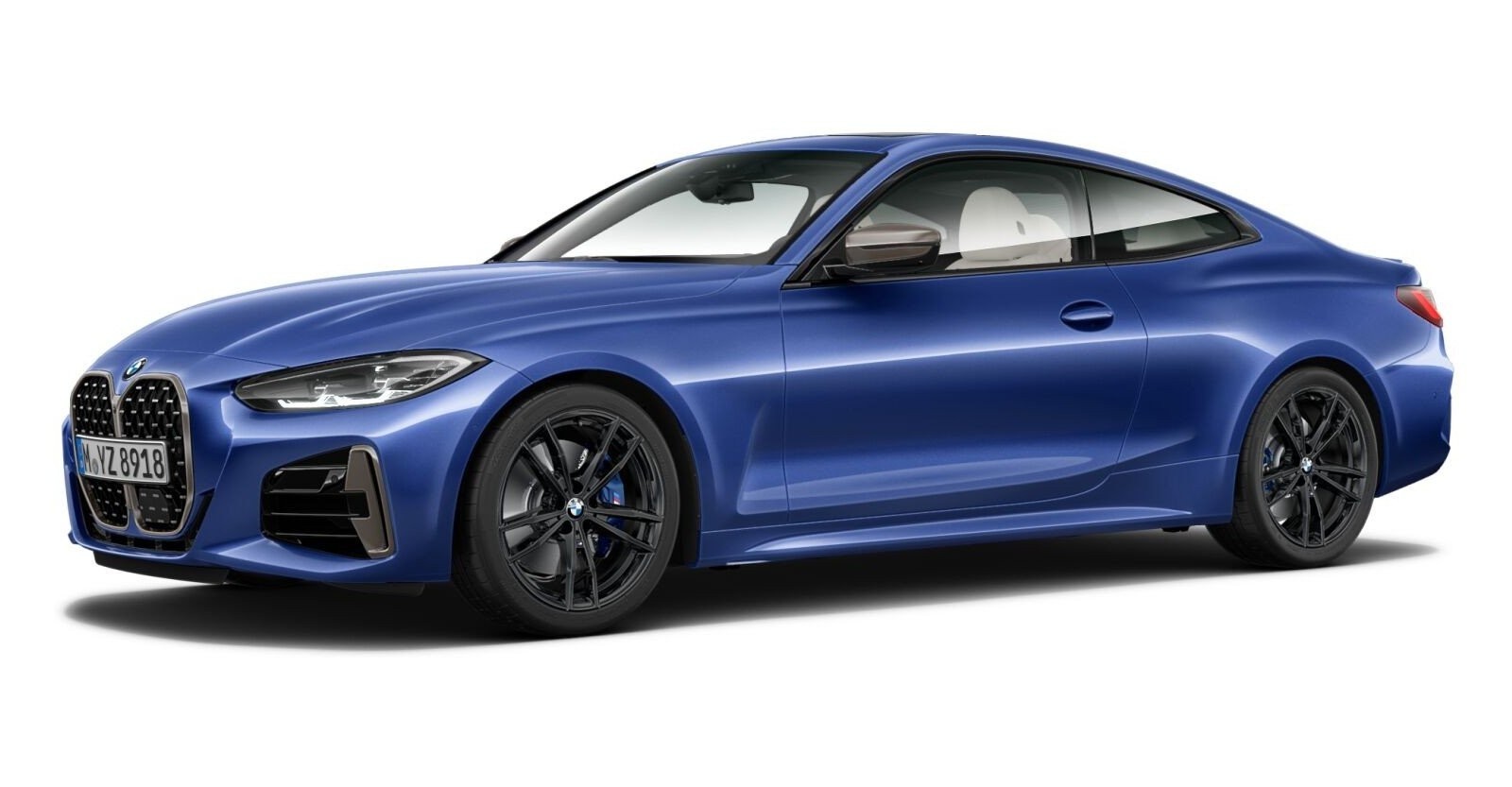 BMW BMW 4er in Blau von vorne BMW BMW 4er in Blau von vorne