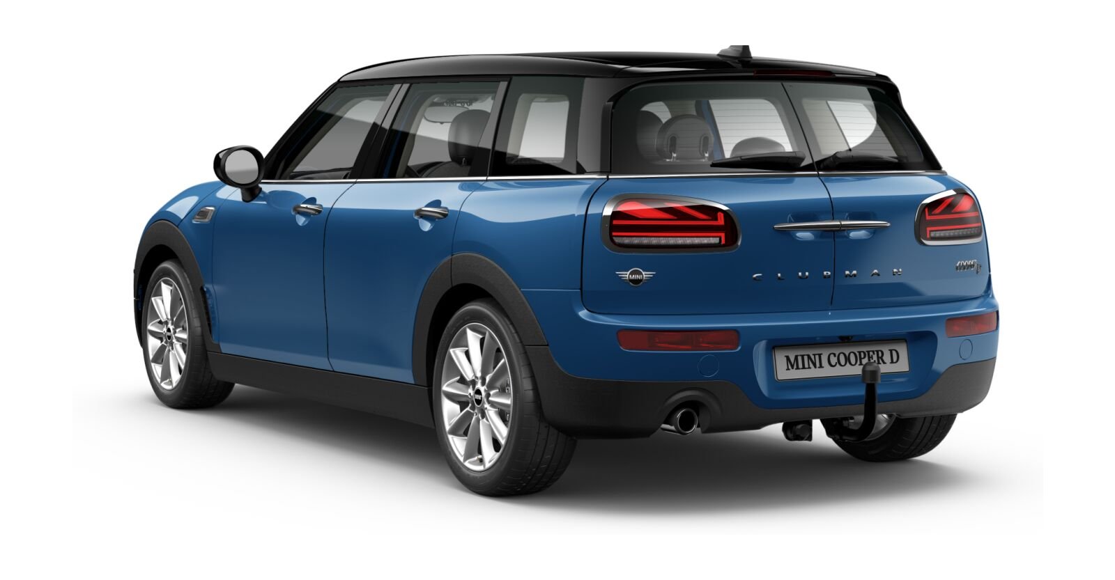 MINI MINI Clubman in Blau von hinten MINI MINI Clubman in Blau von hinten